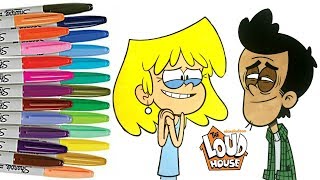 The Loud House Coloring Book Lori Loud Bobby Santiago Coloring Nickelodeon | Sprinkled Donuts