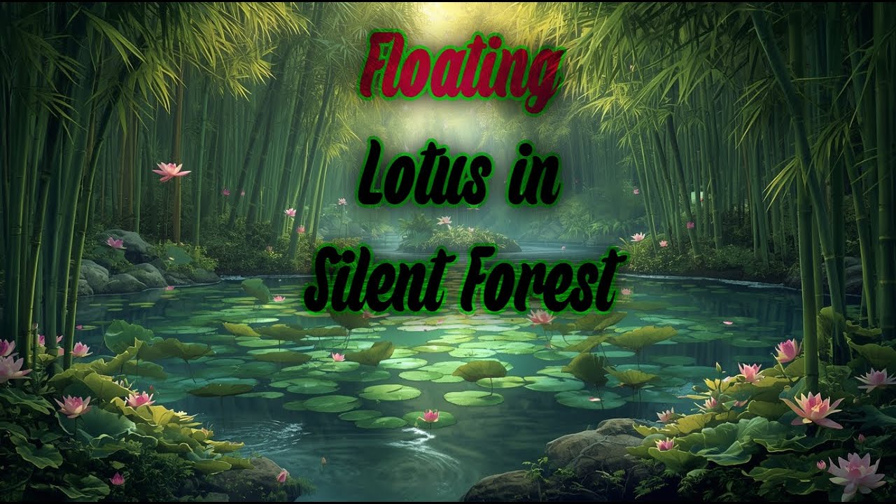 Floating Lotus in Silent Forest
