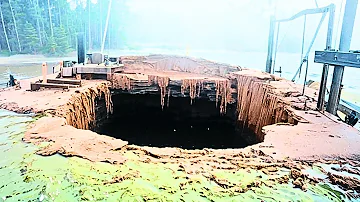 Drone Entered The Money Pit On OAK ISLAND, What Was Captured Terrified The Whole World!