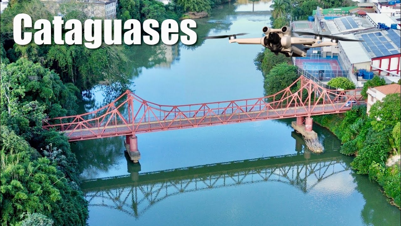 Cataguases, MG, vista do alto! Imagens com drone DJI Mini 3.