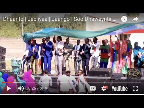 Dhaanto Jecliyaa Jaango Soo Dhaweyntii ONLF Live Jigjiga