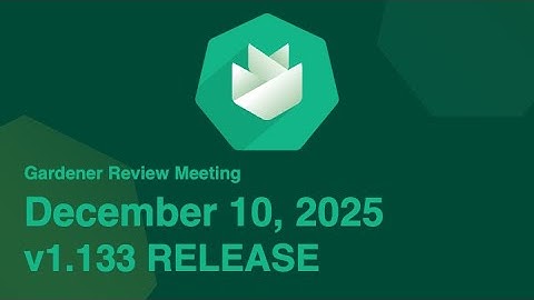 Review Meeting 2025/12/10 - v1.133 Release