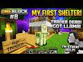 OneBlock#8 | Made my first shelter | trader is dead | got trader's lama
