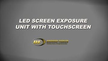 LED Screen Exposure Unit with Touchscreen
