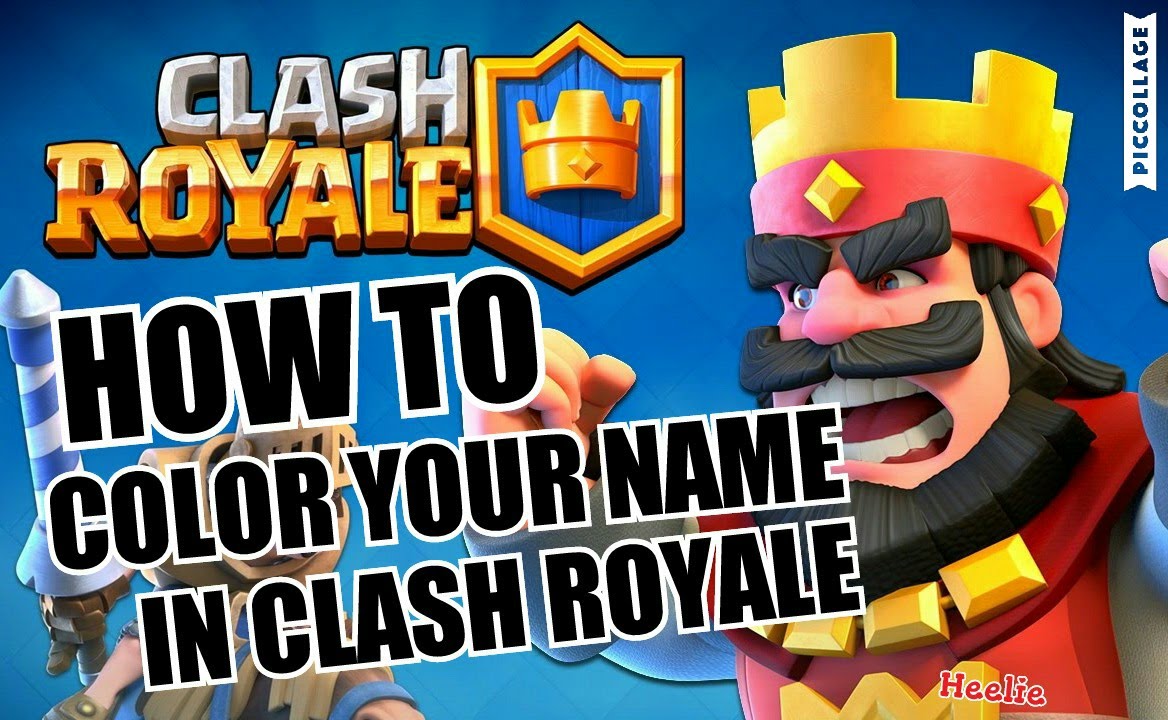 How To Change Your Name Color In Clash Royale EASY!!!! YouTube