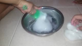 Cara Membuat Slime Tanpa Lem Povinal Hasil Super