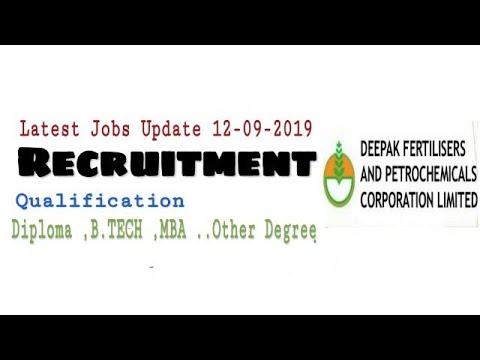 Job opening in Deepak Fertilizers Petrochemicals Corporation limited