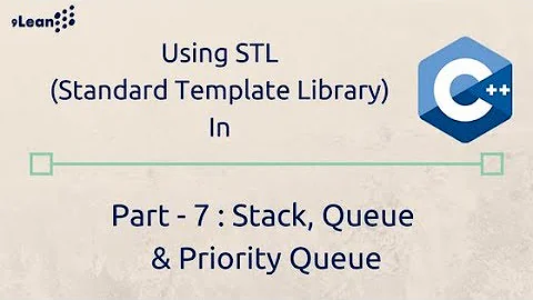 C++ STL (Standard Template Library) Part - 7 : The Container Adapters -Stack, Queue & Priority Queue