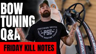 Celebrity Bow Tuning Q&A: Fixing Tear Issues, Arrow Builds & FAST Bow Setup | FRIDAY KILL NOTES Profile