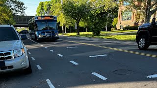 Ride on 2007 New Flyer D40LF 749 on route 212 Downtown New Haven Detour Part 1