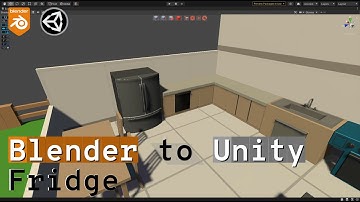 Blender to Unity - Fridge