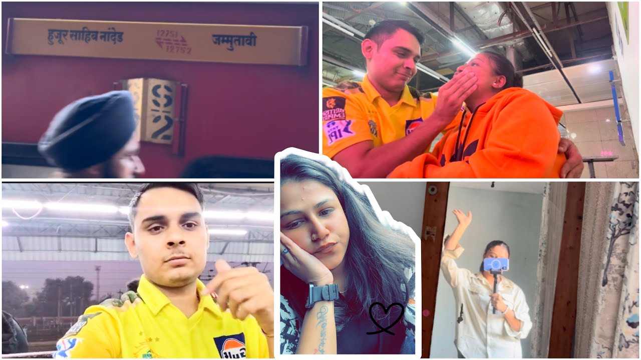 Travel back to New Delhi Jat Humsafar Express with my hubby funuy😂 #train#travel #express #deaf