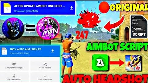 Free Fire Auto Headshot Config File Macro Aimbot Aim Fov + Regedit !! Antiban Free Fire Script FF