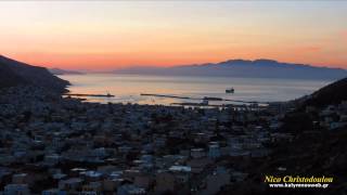 Time Lapse 14 - Pothia and Harbour at Sunrise - 05/04/2013