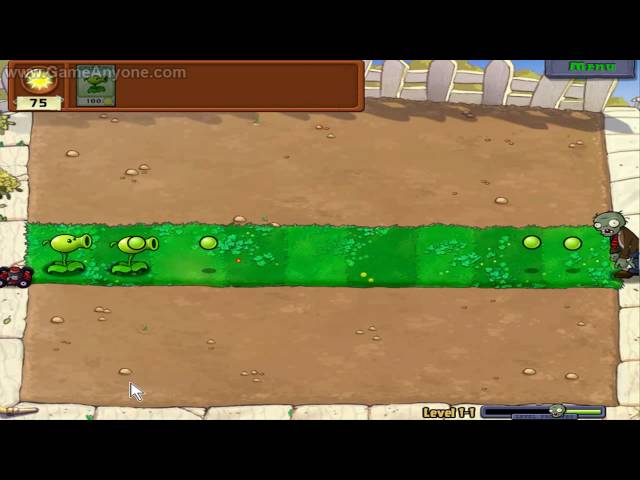 Plants vs. Zombies - Gameplay Walkthrough Part 1 - World 1 (HD) 