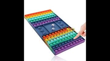 POP IT CHALLENGE - New Pop It Chess Board Pop It Fidget Game.