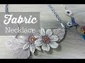 DIY Fabric Statement Necklace