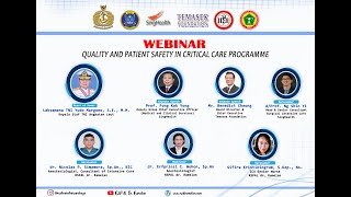 Webinar Quality & Patient Safety In Critical Care Programme
