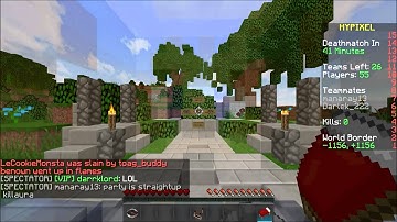 Hypixel UHC yet another lava derp whilst trying to kill hacker.