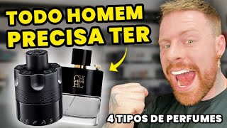 Os Únicos 4 PERFUMES que TODO HOMEM PRECISA TER | Glow Up Masculino