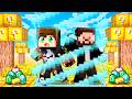 SURVIVING 100 HOURS IN EXPANDING LUCKY BLOCK WORLD IN MINECRAFT!!
