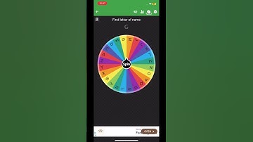 If it lands on your first letter of name your out part 30 #spinthewheel #guessing #cool