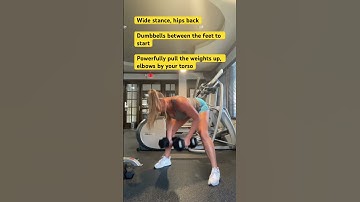 Dumbbell Pendlay Row example