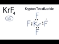 Valence Electrons in KrF4
