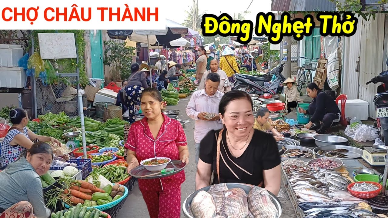 Đặc Sản nổi tiếng Mắm Pò hóc , Chợ Châu Thành - Trà Vinh, bà con ai cũng thân thiện 