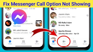 How to Fix Call Option Not Showing On Messenger 2024 | Calls Option Not Available On Messenger