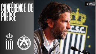 La conférence de presse avant Sporting de Charleroi - KV Courtrai