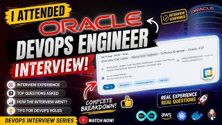 Oracle DevOps Interview Experience 2026 | Real Interview Questions & Answers