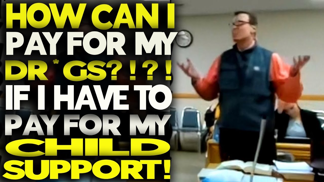 Sovereign Citizen REFUSES Child Support — Spends Money on Dr*gs Instead!