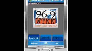 WTKK Talk Radio Windows Mobile interface screenshot 4