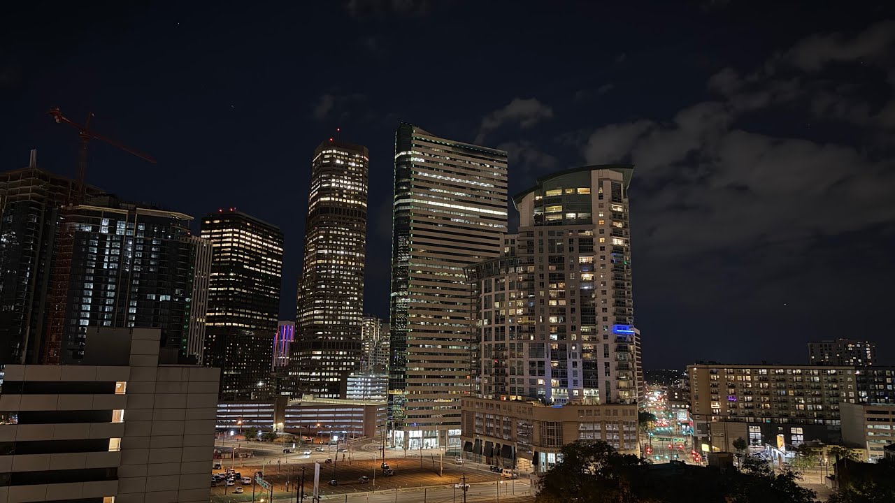 My Daily Evening View | Beautiful & Calm Denver Downtown Skyline