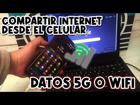 COMPARTIR INTERNET DEL CELULAR A LA COMPUTADORA POR DATOS O WIFI EN EL 2023