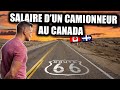 LE SALAIRE D'UN CAMIONNEUR AU CANADA