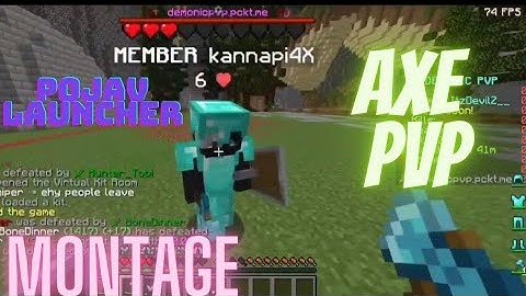 Axe PvP Montage ( Pojav Launcher ) Touch Controls |