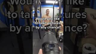 Interrupted this guy’s workout to do a photoshoot