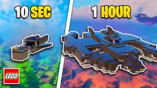 Building a Batman Aircraft in 10 Seconds vs 1 Hour!