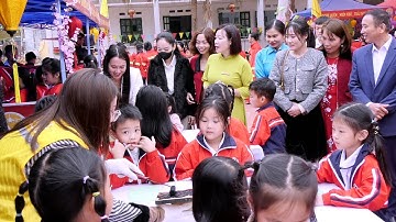 Trường Tiểu học Hoàng Tiến: Hoạt động trải nghiệm "Ngày hội STEM & Lễ hội mùa Xuân"