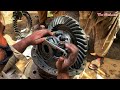 How Does Dumper Truck Differential Gear Repair || How to Replace a Rear Differential  Gear Pinion