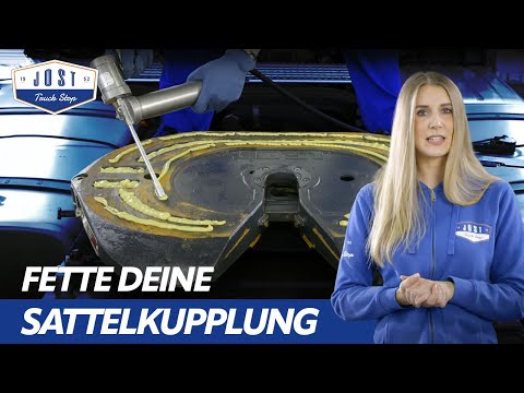 Eine JOST Sattelkupplung fetten: wir zeigen euch wie es richtig geht! | JOST Truck Stop #13