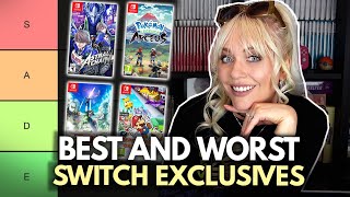 Ranking Switch Exclusives In A Tier List - The Best And The Worst Games Only On Switch