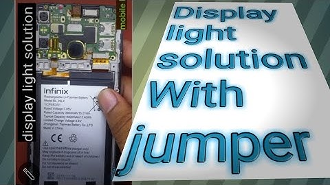 infinex smart 4 (x663c)lcd light problem solution