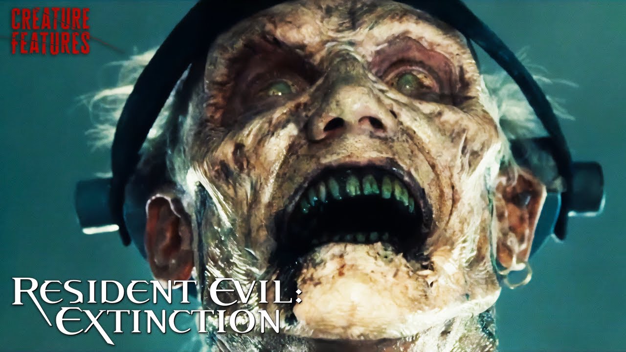 Injected Anti Virus to a Zombie, Resident Evil Extinction Movie