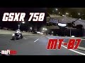 GSXR 750 &amp; MT07 Dual cam hoonage (GSXR 750 POV)