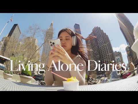 Living Alone Diaries | Spring time in NYC, my appetite and body image, hair and style refresh!