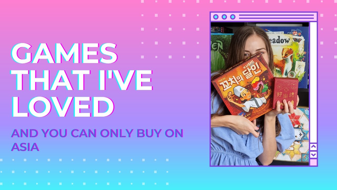 Board games from Asia YouTube