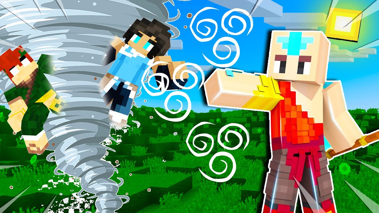 BECOMING THE LAST AIRBENDER IN MINECRAFT (AVATAR LAST AIRBENDER MOD
